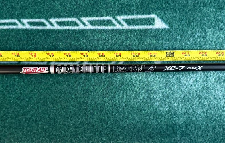 Tour AD XC 7x Shaft Extra Stiff Flex Graphite Shaft - Taylormade Adapter(Used)