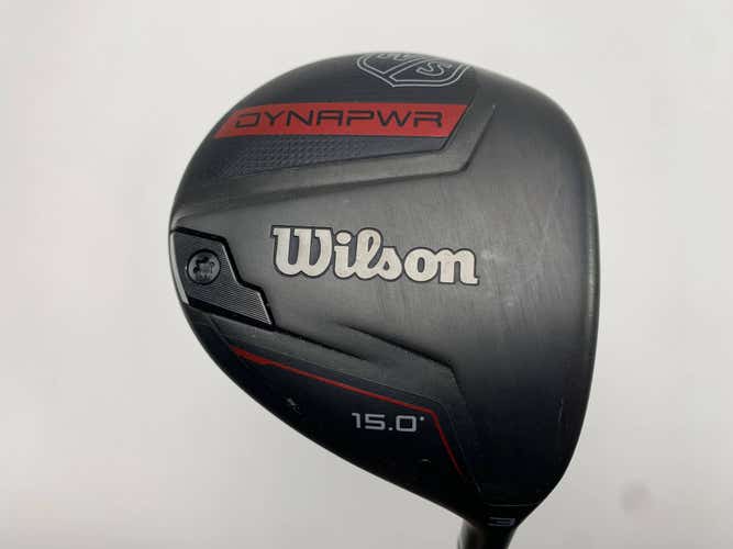 Wilson Dynapwr 3 Fairway Wood 15* Kai'li White 60X Extra Stiff Graphite Mens RH