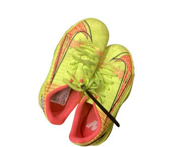 Used Nike CV0822-760 BB/SB Cleats Yellow Youth 12.0 11846-S000103948