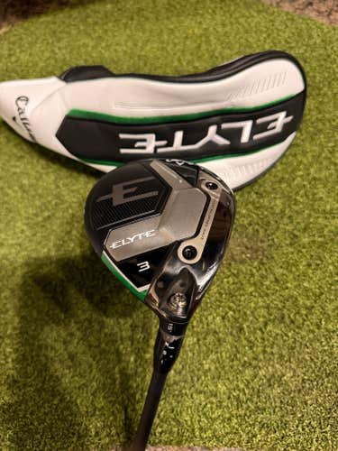 Callaway Elyte 3 15* Fairway Wood,Vanquish Senior Flex, RH