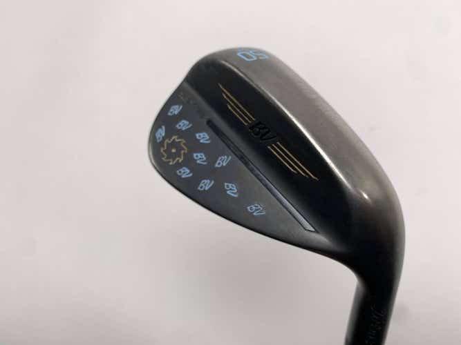 Titleist Vokey SM9 Jet Black Wedge 50* 12 Bounce F-Grind Wedge Steel Mens RH