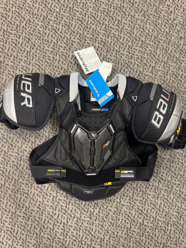 Small Junior Bauer Supreme M5 Pro Shoulder Pads (New)