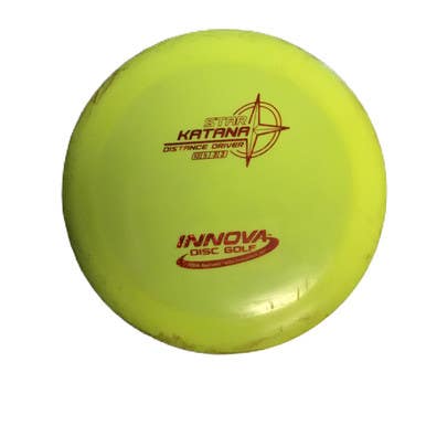 Used Innova STAR KATANA Disc Golf Driver Yellow 11730-S000071296