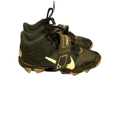 Used Kids' Force Trout 9 Keystone RM Baseball Cleats Black Junior 03.5 11730-S000070932