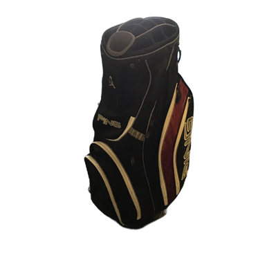 Used Ping PIONEER Men's Cart Bag Maroon 11730-S000071138