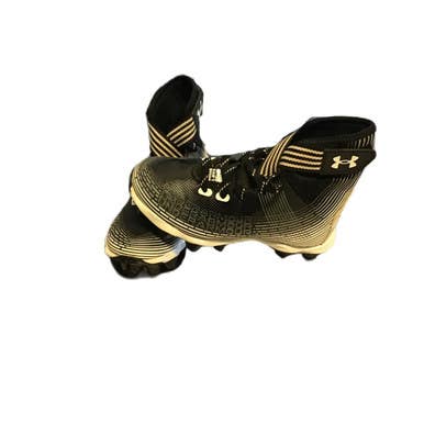 Used Under Armour 3023724-003 Youth FB Cleats Black Youth 13.0 11730-S000071192