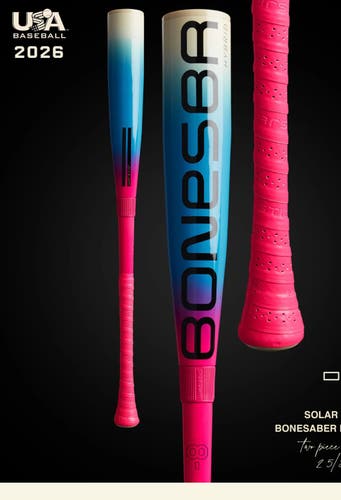 2026 Warstic Bonesaber Hybrid USABat Certified Bat (-10) 20 oz 30" (New)