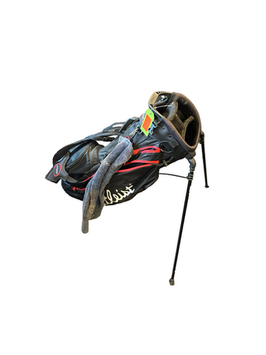 Used Titleist 5 WAY STAND BAG Mens Stand Bag Black 11682-S000131719