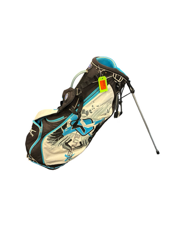 Used Mizuno 7 WAY STAND BAG Womens Stand Bag Teal 11682-S000131844