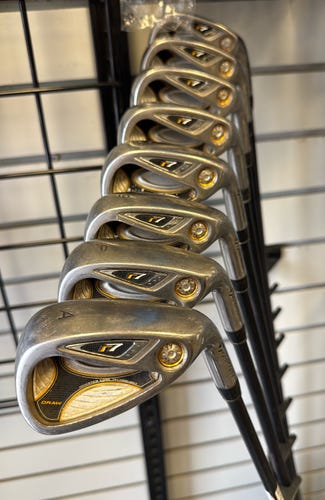 4-PW & GW TaylorMade R7 Draw (Used) Right Handed Men's Regular Flex Graphite Shaft Iron Set irons