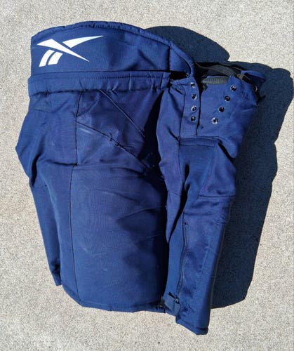 Senior XL Reebok Hockey blue player Pants (Used)