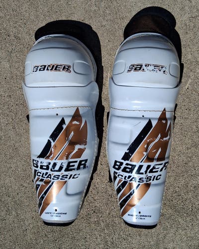 Senior Bauer Classic 14" Shin Pads (Used)