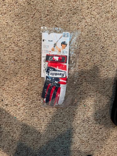 Small Franklin Pro Classic Batting Gloves (New)