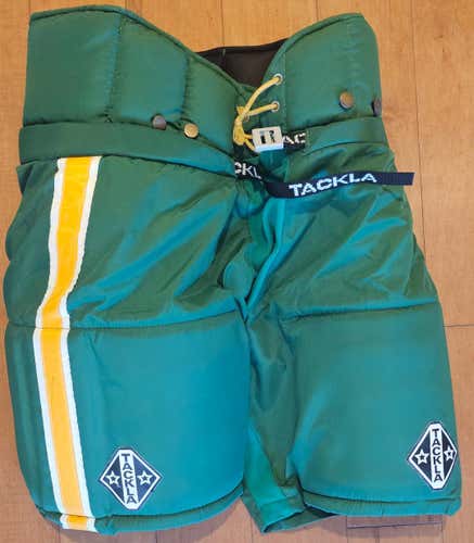 Tackla 4400 PRO Hockey Pants Size 50 Green Senior Large Pro Stock (Used)