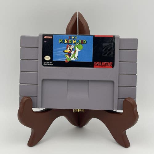 Super Mario World (Nintendo SNES, 1992) Authentic Cartridge
