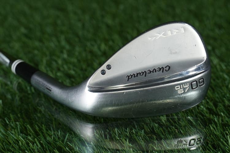Cleveland  RTX4 60 9 Lob Wedge KBS Hi-Rev 2.0 Wedge Flex Steel Shaft RH