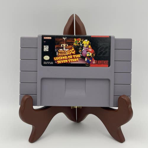 Super Mario RPG: Legend of the Seven Stars (Nintendo SNES, 1996) Authentic