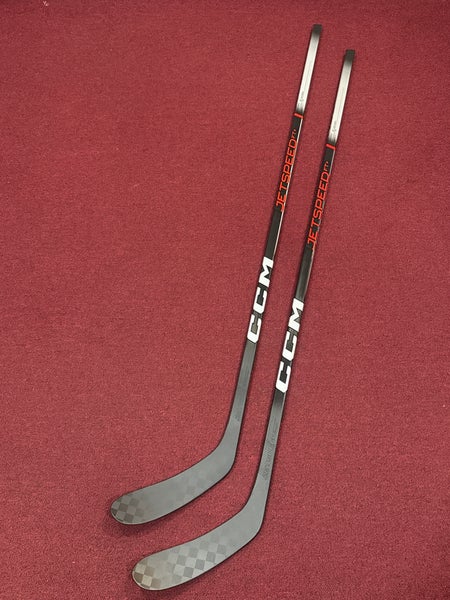 2 pack CCM JetSpeed Plus Right Handed Hockey Stick P28 75 Flex Pro Stock (New) Item#TD2P75