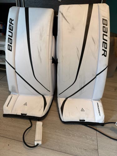 Large Bauer Prodigy Goalie Leg Pads (Used)