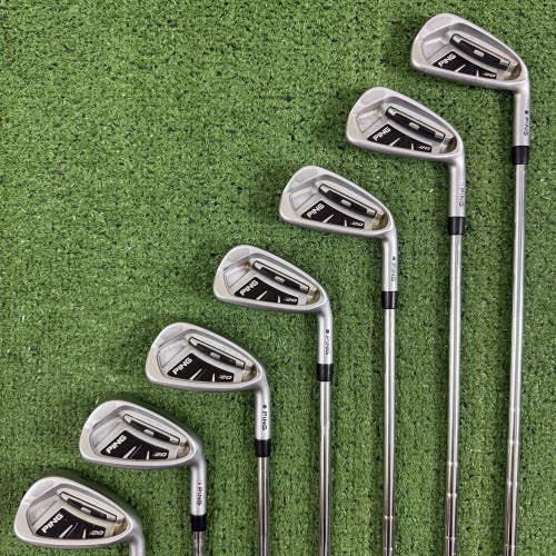 Ping i20 Iron Set 4-PW Blue Dot CFS Stiff Flex Steel Right Handed