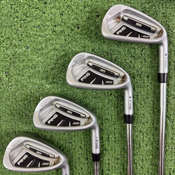Ping i20 Iron Set 4-PW Blue Dot CFS Stiff Flex Steel Right Handed