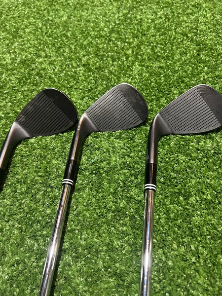 Men's 2018 Cleveland RTX 4 Black Satin Right Handed Wedge 52 Degree, 56 Degree and 60 Degree (Used)