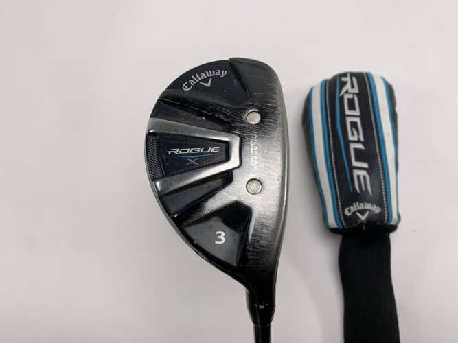 Callaway Rogue X 3 Hybrid 18* Aldila Synergy 60g Stiff Graphite Mens RH HC