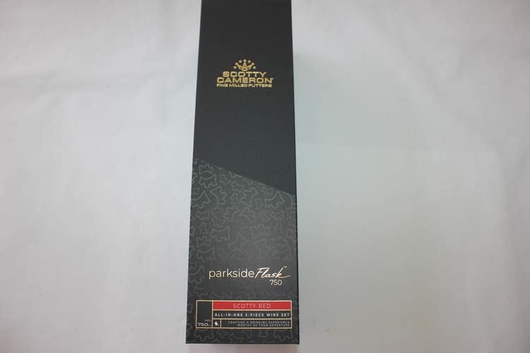 NEW SCOTTY CAMERON 2026 CLUB CAMERON PARKSIDE WINE FLASK 750 - SCOTTY RED