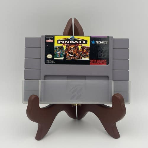 Super Pinball: Behind the Mask (Super Nintendo SNES, 1994) Authentic Cartridge