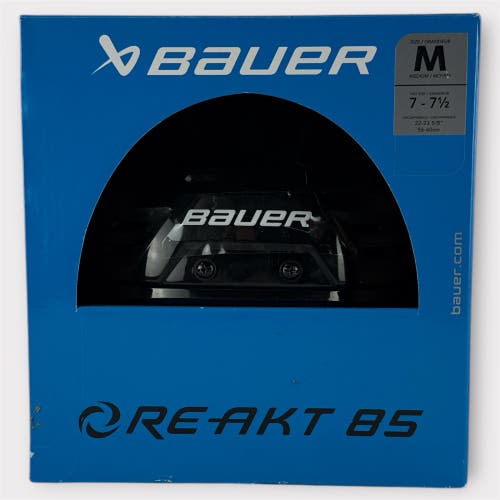Pro Stock New Medium Bauer Re-Akt 85 Pro Black Hockey Helmet