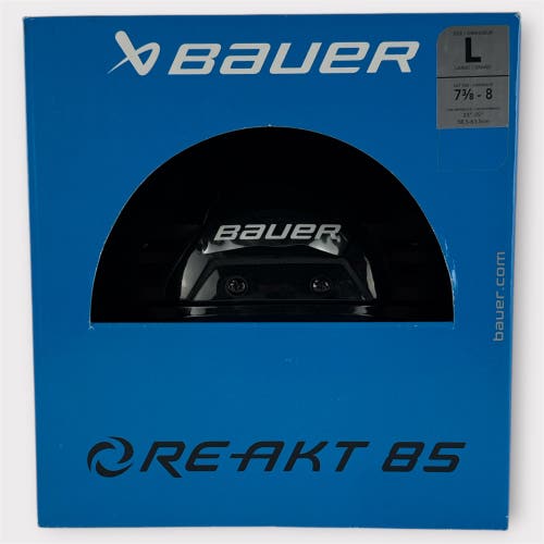 Pro Stock New Large Bauer Re-Akt 85 Pro Black Hockey Helmet