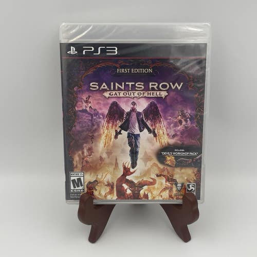 Saints Row Gat Out of Hell First Edition Sony PlayStation PS3 Brand New SEALED