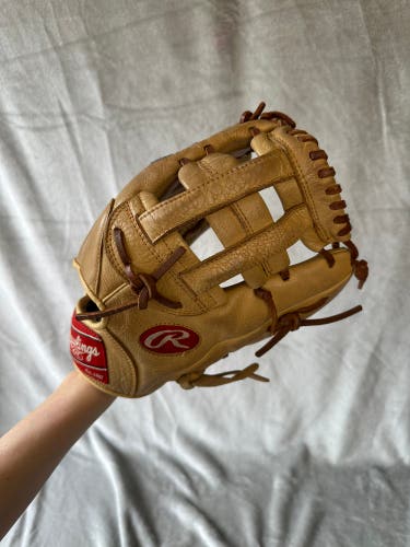 Brown Rawlings Select Pro Lite RH Outfield Baseball Glove 11.5" (Used)