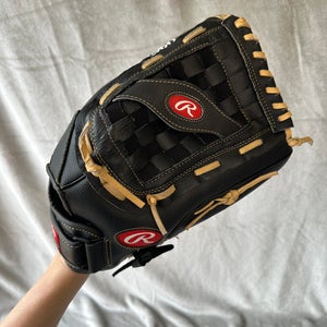 Black Rawlings RSB RH Pitcher's Baseball Glove 14" (Used)