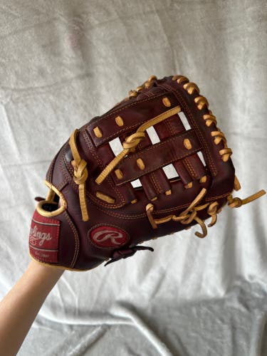 Red Rawlings Sandlot RH First Base Baseball Glove 12.5" (Used)