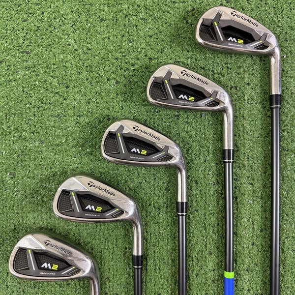Taylormade M2 2017 Iron Set 6-PW Reax 55g Senior A Flex Graphite +