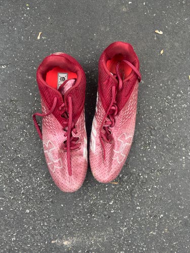 Unisex Size 13.0 (W 14.0) Adult Under Armour Blur Low Top (Used)