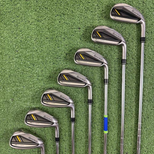 Taylormade Rbladez Iron Set 4-PW Rocketfuel Stiff Flex Steel +1/2 Long