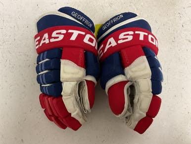 Used Easton PRO Senior Gloves Red And Navy Blue 13" 11855-S000203120