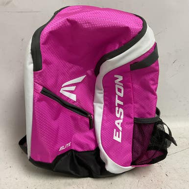 Used Easton ELITE BB/SB Player Backpack Black And Pink 11855-S000203103