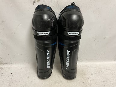 Used Bauer X Senior Shin Guards Black 16" 11855-S000203091