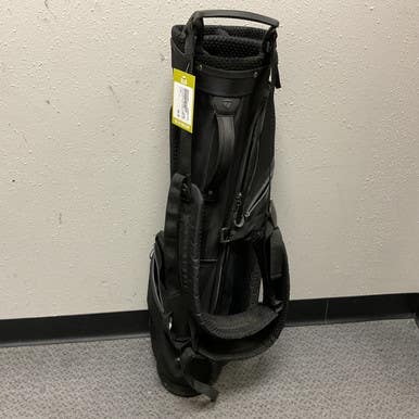 Used Taylormade QUIVER Mens Stand Bag Black 11855-S000203064