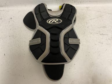Used Rawlings ESBK15 Catchers Chest Protector Black Intermed 11855-S000203049