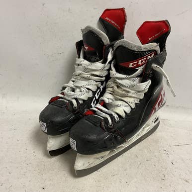 Used CCM JETSPEED VIBE Senior Hockey Skate White/Black/Red Senior 9 11855-S000203024