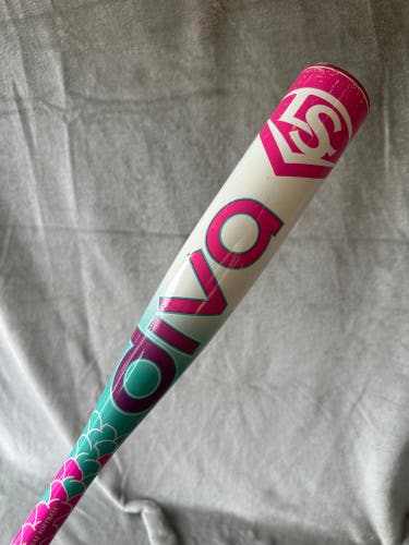 Pink 2020 Louisville Slugger Diva Alloy Bat (-11.5) Alloy 15.5 oz 27" (Used)