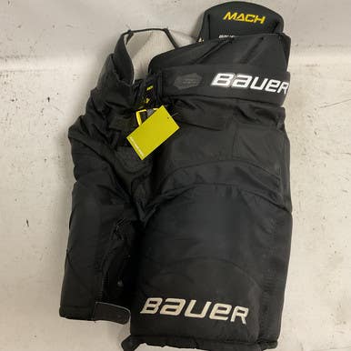 Used Bauer SUPREME MACH Senior Pant Black And Yellow MD 11855-S000203009