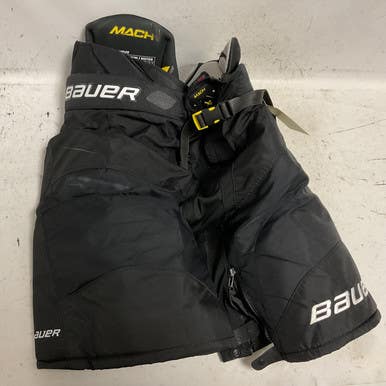 Used Bauer SUPREME MACH Senior Pant Black And Yellow MD 11855-S000203008