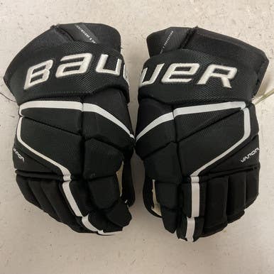 Used Bauer VAPOR 3X PRO Intermediate Gloves Black And Red 13" 11855-S000203010