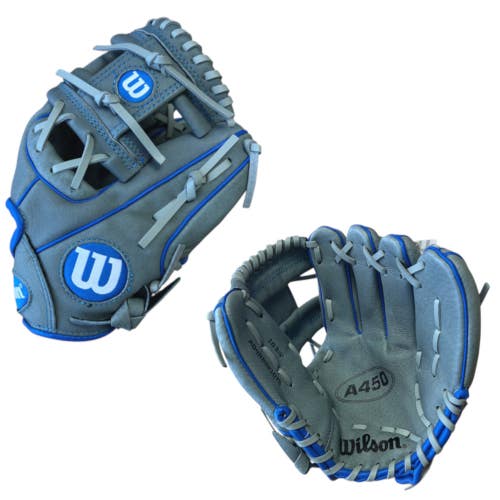 Wilson A450 Youth Baseball Glove - WBW1001711075 - 10.75" RH Throw (NEW)