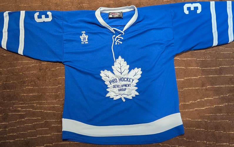 Blue Goalie Cut Adult Unisex Jersey Pro Hockey Development